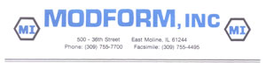 modform inc header